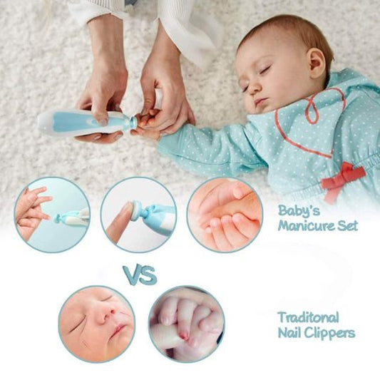 Electric Safe Nail Clippers with Light for Newborn