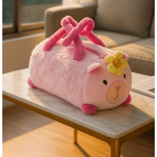 Plush Animal Handbag with Cute Design